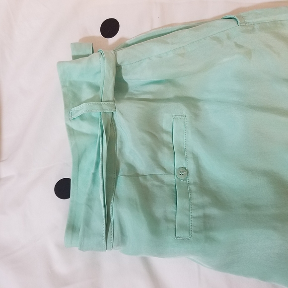 GUESS Capris Sea Green.  Size 8 - Picture 7 of 8